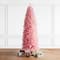 7.5ft. Unlit Pink Pencil Tinsel Artificial Christmas Tree